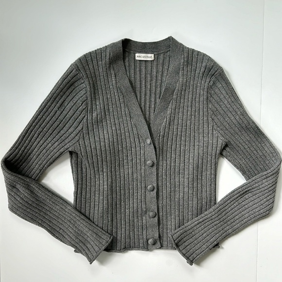 AVEC LES FILLES
Women's Rib Knit Cardigan - Picture 2 of 4